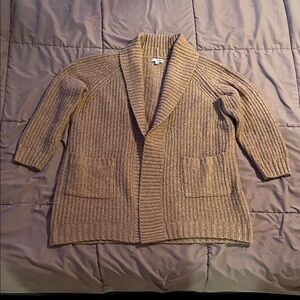 Sonoma Women's Beige Knit Cardigan